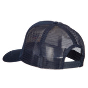 US Coast Guard Retired Anchors Embroidered Solid Cotton Mesh Pro Cap