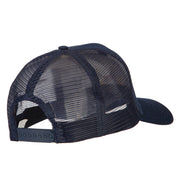 US Coast Guard Retired Anchors Embroidered Solid Cotton Mesh Pro Cap