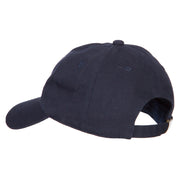 Number 1 Dad Outline Words Embroidered Unstructured Dyed Cotton Cap