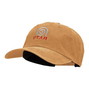 Utah Spiral Embroidered Unstructured Cotton Cap