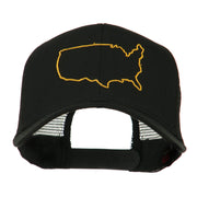 United States Embroidered Trucker Cap