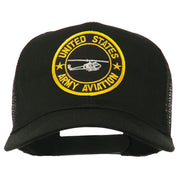 US Army Aviation Patched Mesh Cap