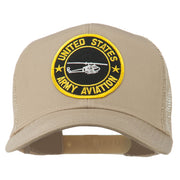 US Army Aviation Patched Mesh Cap