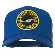 US Army Aviation Patched Mesh Cap