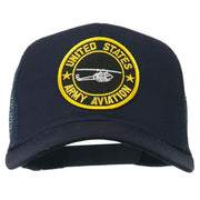 US Army Aviation Patched Mesh Cap