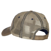 US Submarine Embroidered Low Profile Cotton Mesh Cap