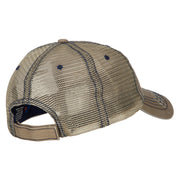 US Submarine Embroidered Low Profile Cotton Mesh Cap