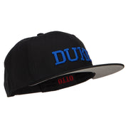 3D DUKE Embroidered Flat Bill Cotton Snapback