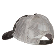 US Submarine Embroidered Low Profile Cotton Mesh Cap