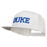 3D DUKE Embroidered Flat Bill Cotton Snapback