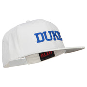 3D DUKE Embroidered Flat Bill Cotton Snapback