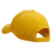 Mario turtle skull Embroidered Solid Cotton Twill Low Profile Strap Cap - Yellow OSFM