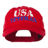 USA Veteran Camo Embroidered Cap