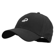 Mario turtle skull Embroidered Solid Cotton Twill Low Profile Strap Cap - Black OSFM