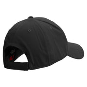 Mario turtle skull Embroidered Solid Cotton Twill Low Profile Strap Cap - Black OSFM