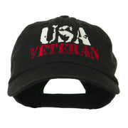 USA Veteran Camo Embroidered Cap