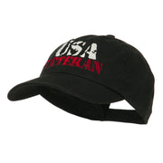 USA Veteran Camo Embroidered Cap