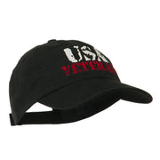 USA Veteran Camo Embroidered Cap