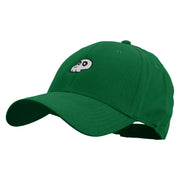 Mario turtle skull Embroidered Solid Cotton Twill Low Profile Strap Cap - Kelly OSFM