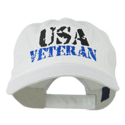 USA Veteran Camo Embroidered Cap