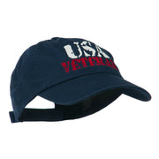 USA Veteran Camo Embroidered Cap