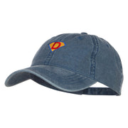 Super D Embroidered Washed Cap