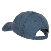 Super D Embroidered Washed Cap