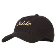 Glitter Bride Embroidered Unstructured Washed Cap