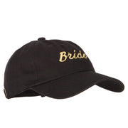 Glitter Bride Embroidered Unstructured Washed Cap