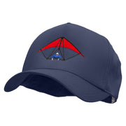 Hang Gliding 5 Panel Pro Style Brushed Cap - Navy OSFM