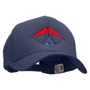 Hang Gliding 5 Panel Pro Style Brushed Cap - Navy OSFM