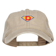 Super D Embroidered Washed Cap