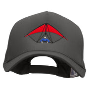 Hang Gliding 5 Panel Pro Style Brushed Cap - Charcoal OSFM