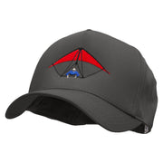 Hang Gliding 5 Panel Pro Style Brushed Cap - Charcoal OSFM