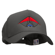 Hang Gliding 5 Panel Pro Style Brushed Cap - Charcoal OSFM