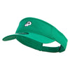 Mario Turtle Skull Embroidered Brushed Sports Visor - Forest OSFM