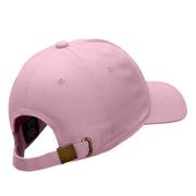 Happy Pug Head Embroidered Cotton Twill Cap