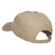 United States Map Embroidered Washed Cap