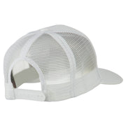 US Army Retired Circle Patched Mesh Cap