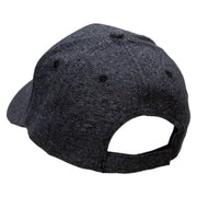 Figure Skating Girls Heather Polyester Low Profile Cap - Heather-Charcoal OSFM