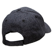 Figure Skating Girls Heather Polyester Low Profile Cap - Heather-Charcoal OSFM