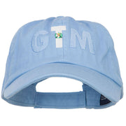 Guatemala GTM Flag Embroidered Low Profile Cap