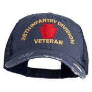 U.S. Army 28th Infantry Division Embroidered Low Profile Special Cotton Mesh Cap - Navy OSFM