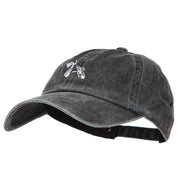 Miniature Schnauzer Embroidered Washed Cotton Twill Cap