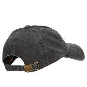 Miniature Schnauzer Embroidered Washed Cotton Twill Cap