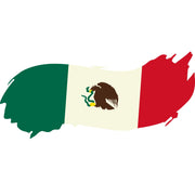 Brushed Mexican Flag