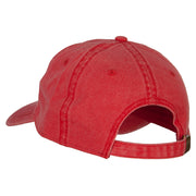 Nevada with Map Outline Embroidered Washed Cotton Twill Cap