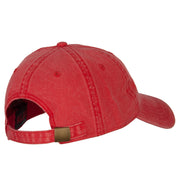 Nevada with Map Outline Embroidered Washed Cotton Twill Cap