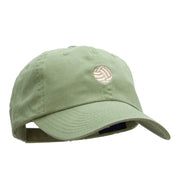 The Volleyball Embroidered Low Profile Dyed Cotton Twill Cap