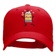 Happy Pencil Embroidered Cotton Twill Cap